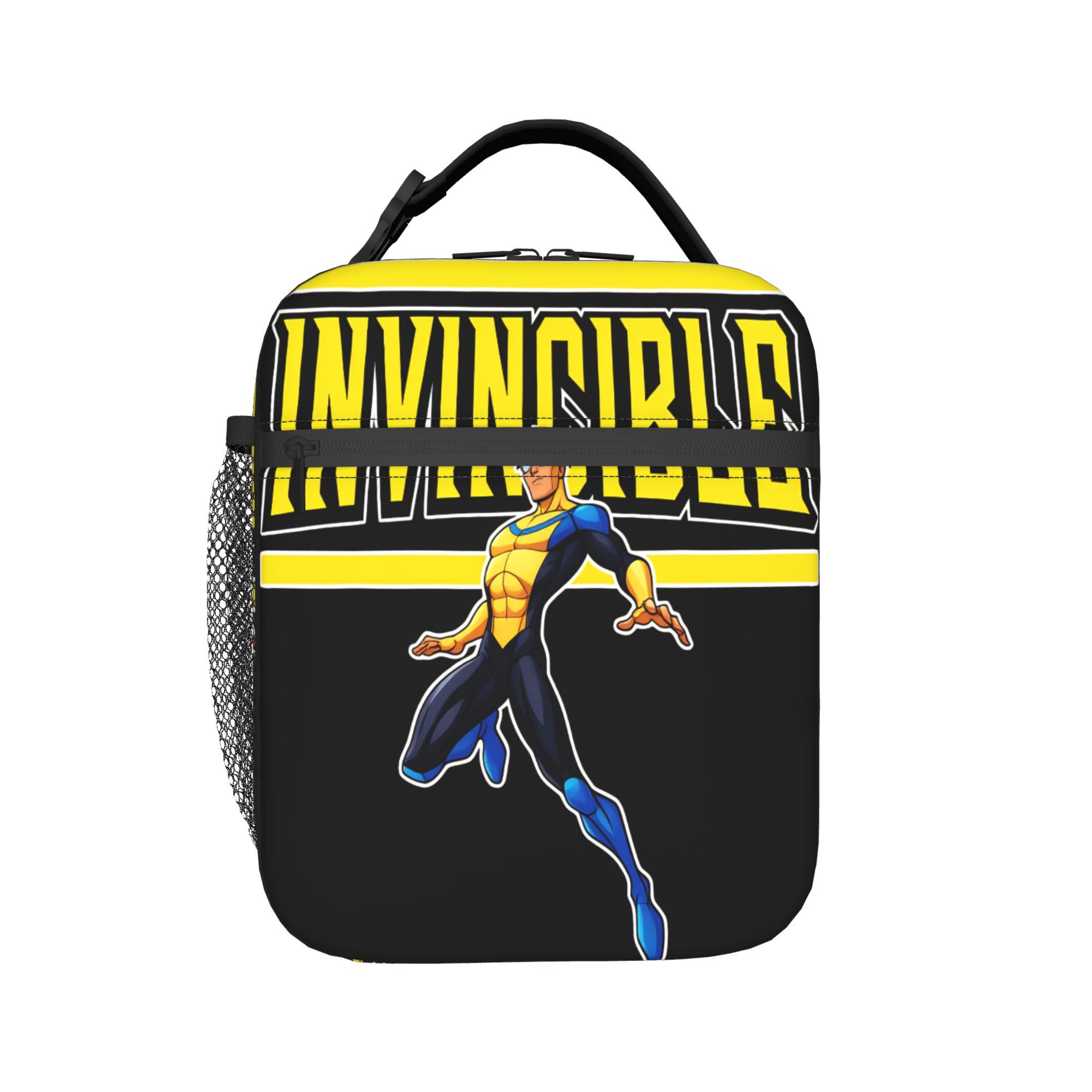Onoverwinnelijke Cartoon Lunchtas Draagbare Rits Lunchbox Unisex School Op Maat Gemaakte Koeltas Casual Oxford Thermische Lunchtassen as picture