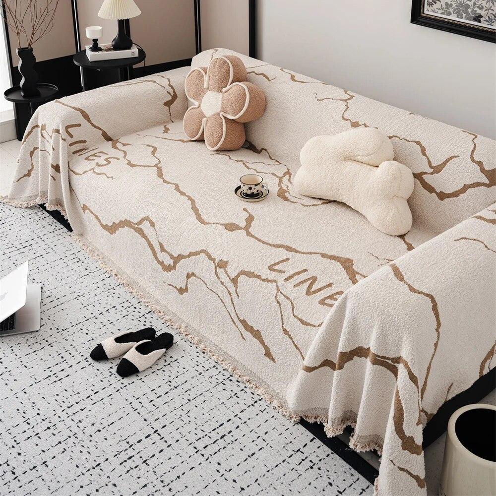 

Мягкие одеяла для дивана в скандинавском стиле, большое одеяло для кемпинга, пикника, отдыха, отдыха, пляжное полотенце, белый дорожный толстый ковер, коврик для дивана 180x130cm