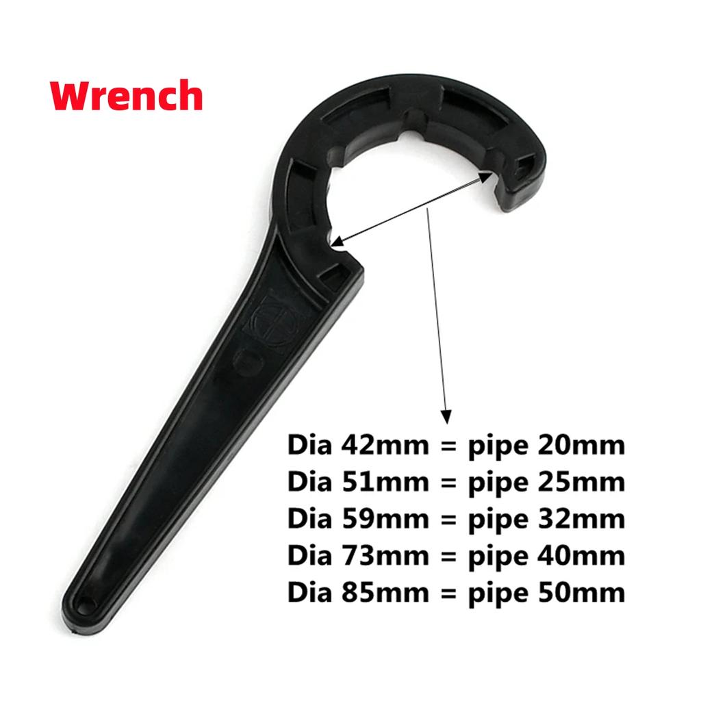 1Pc PVC PE Tube Tap Water Splitter 20/25/32/40/50mm Plastic Quick Valve Joint Agriculture Irrigation Water Pipe Fittings Black