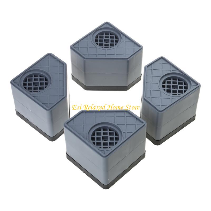 

B46E 4 Pcs Washing Machine Anti-Vibration Pad for Air Conditioning Refrigerator