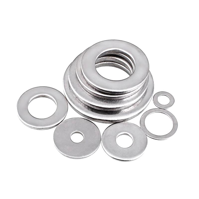 304 Stainless Steel M1.6 M2 M3 M5 M6 M8~ M24 Gasket Ultra-thin Metal Screw Flat Washer Standard Increase Thickened Meson Washer