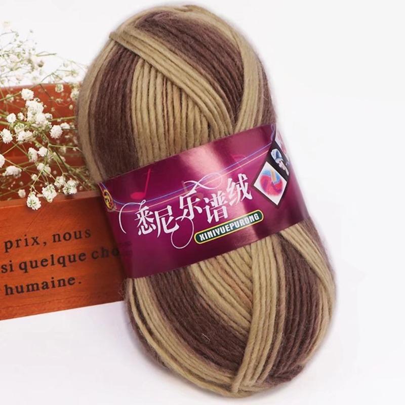 Rainbow Wool Yarn Bundle for Crafting Create Beautiful Scarves, Hats, and More