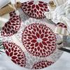 Watercolor Flower Round Carpet Bohemian Style Living Room Rug Living Room Cloak Room Chair Non Slip Mat Home Decoration