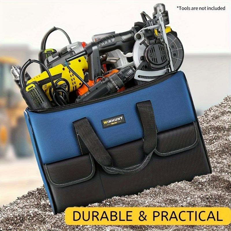 Hot Sale Upgrade Heighten large capacity Tool Bag Thickened 1680D Oxford Waterproofed Wear-Resistant Electrician Storage Toolkit