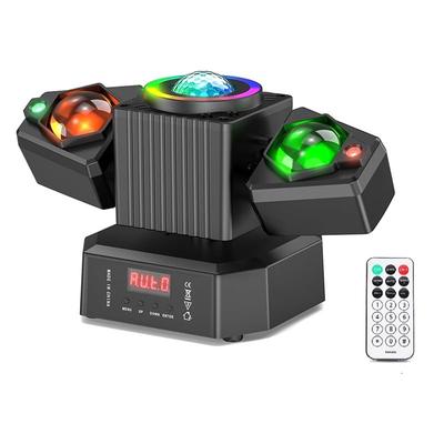 ABWR-LED 50W Moving Head Light 4-In-1 Stage Lighting For DJ Party Church Wedding Theater- DMX512 Control, Starry Effect, US
