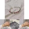 Zircon Elegant Crystal Bracelet For Women Geometric Design Fashionable Jewelry Summer