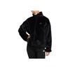 Adidas Embroidered Logo Zip-Up Stand Collar Jacket Women Outerwear Black HM7105