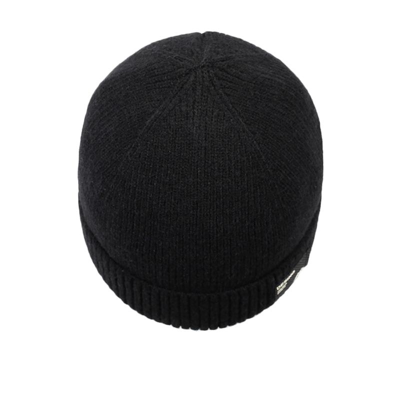 Herren Herbst Winter Ski Wollmütze Samt Warme Baumwollmütze Outdoor Sport Strickmütze