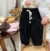 Autumn Korean Style Kids' Cargo Pants: Versatile, Casual, Long Pants for Boys and Girls
