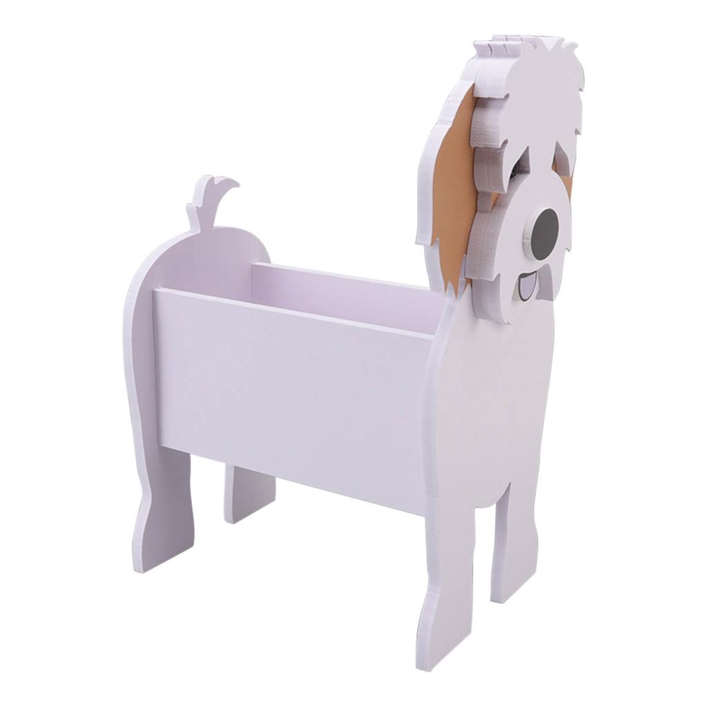 Urocza Doniczka Pies Kształt Psa Doniczka Rękodzieło Pojemnik na Rośliny Uchwyt na Zewnątrz Wewnątrz