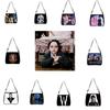 Wednesday Addams Famlily Shoulder Handbag Gothic Style Light Easy To Carry