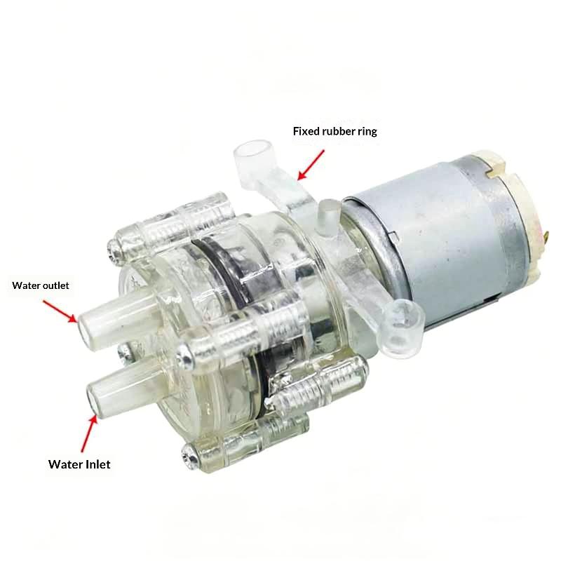 1Pcs High Temperature Resistant 100 Degree Diaphragm Self-Priming Mini Water Pump 12V/24V For Tea Machine And Fish Tank