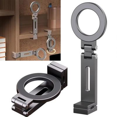 Cadeaux Support de téléphone magnétique universel Rotation à 360° Support de voiture réglable Supports de téléphone pliables à pince