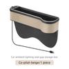 Seat Gap Storage Box For BYD Sealion 7 07 EV 2024 2025 2026 LED Light 2 USB Crevice Organizers With Cup Holder Car Accessories