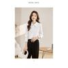2026 Spring and Autumn New Women's Casual Solid Color Simple Long Sleeve Shirt Top