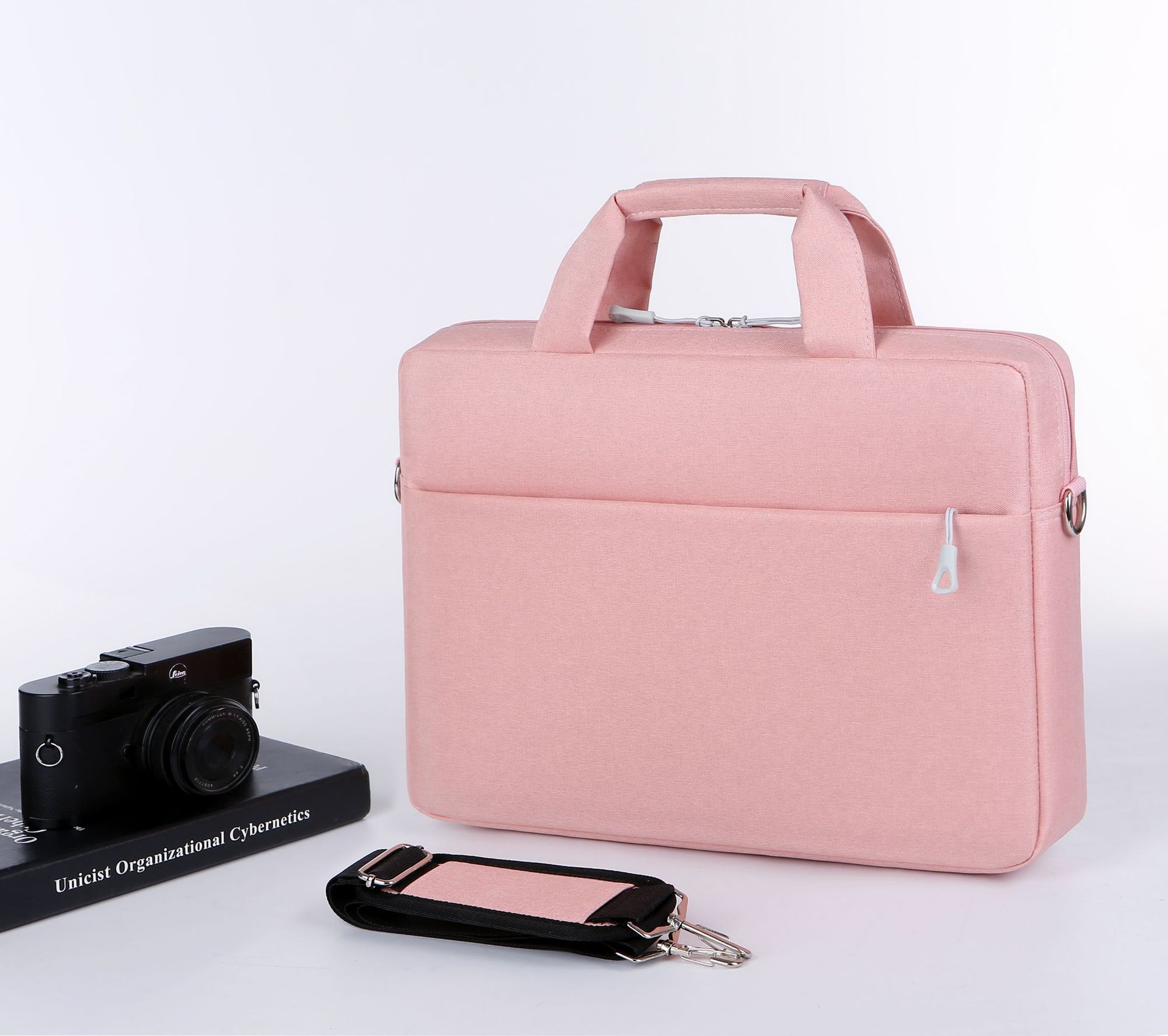 

Модная сумка для ноутбука для мужчин, Простая сумка для ноутбука для женщин, Одноплечная деловая сумка для женщин 14 inch розовый