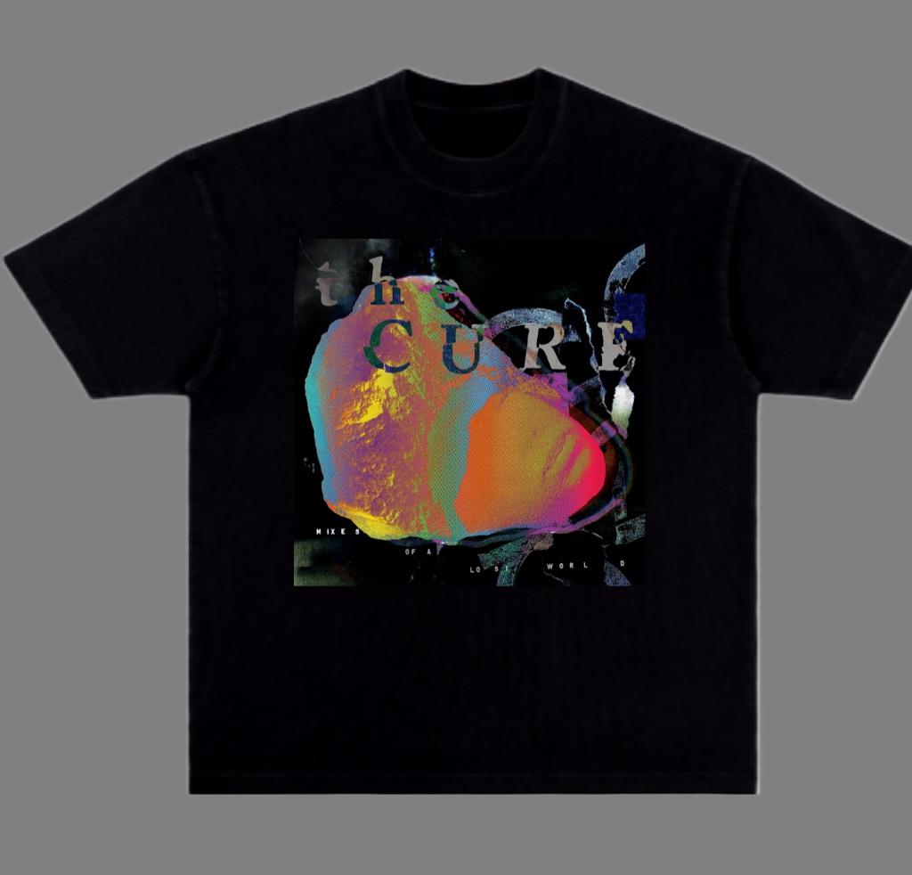 The Curve Shirt Therapy Band Post Punk Rock Music Art Style Summer Casual Tshirt Unisexs and Womens Luxury Brand Top New