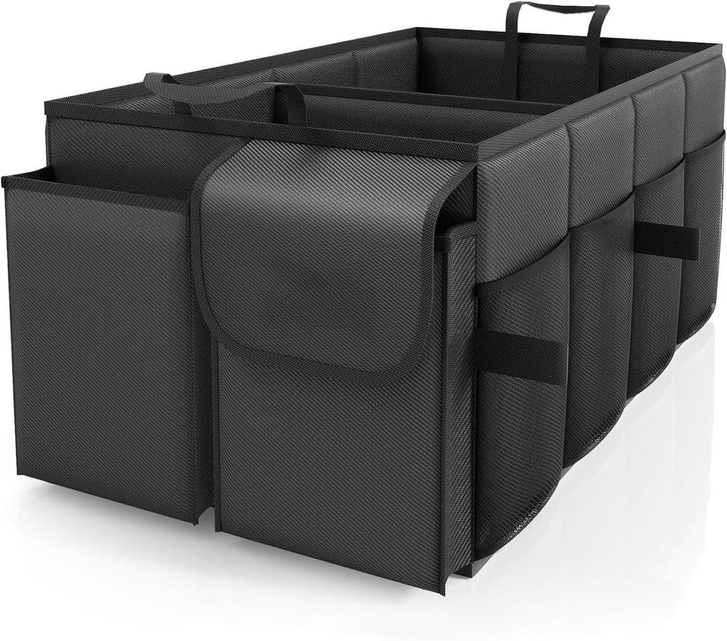 Foldable Car Trunk Storage Waterproof Cargo Storage Case with Perfect for Car Accessories and Organizing Your Car Box, Heavy-Duty Capacity,