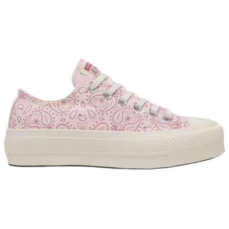 Converse All Star Lift Comfortable and Versatile Low-top Canvas Shoes for Women In Pink