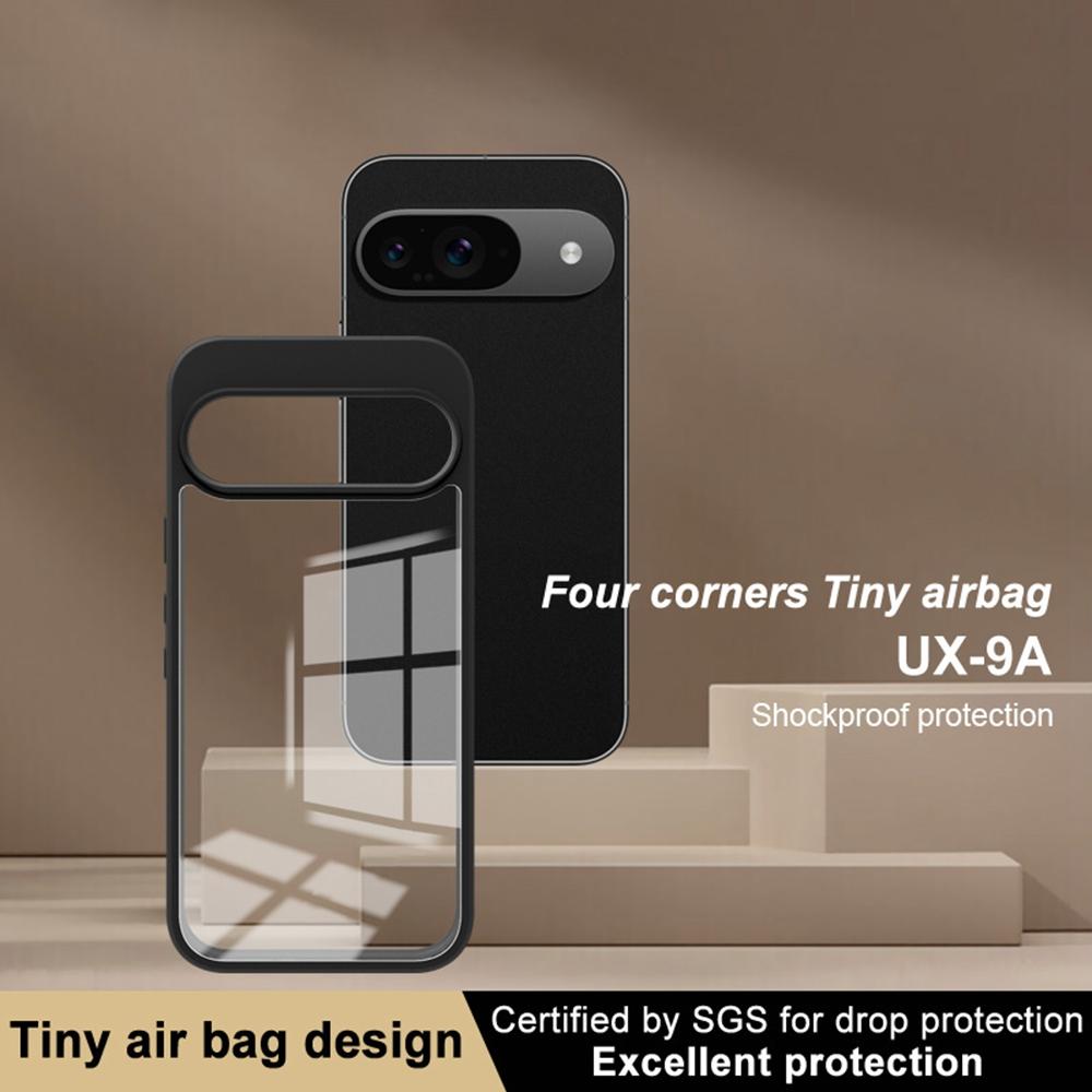 

IMAK UX-9A Series for Google Pixel 9/Pixel 9 Pro Case Clear TPU+PC Protective Phone Cover A