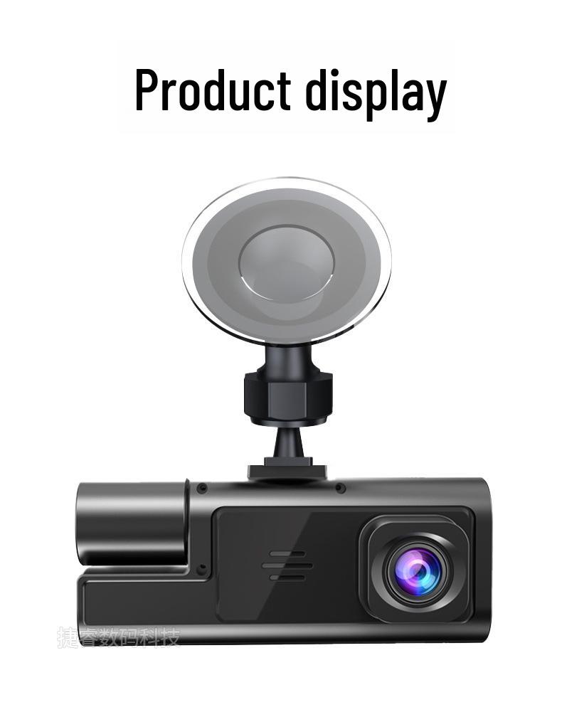 2-Zoll HD Dashcam mit Dreifach-Objektiv, WLAN und Mobiler Konnektivität – A22 Auto-Monitor