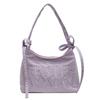 Underarm Bag 2025 New Fashion High-end Bow Nylon Cloth Bag Candy Color Thai Letter Single Shoulder Armpit Bag Handbag