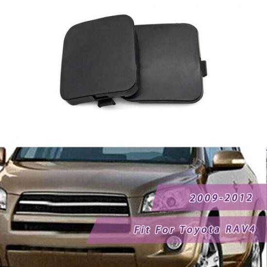 

Left & Right 2pcs Front Bumper Tow Hook Eye Cap Cover For Toyota RAV4 09-12 W