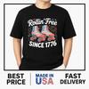 Vintage Patriotic Rollin Free Since 1776 4th of July T-Shirt HOT ITEM Unisex T-Shirt