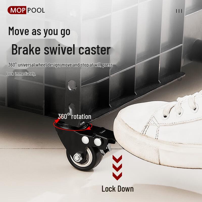 Vosunyu Y102 Mobile Mop Sink Storage Rack