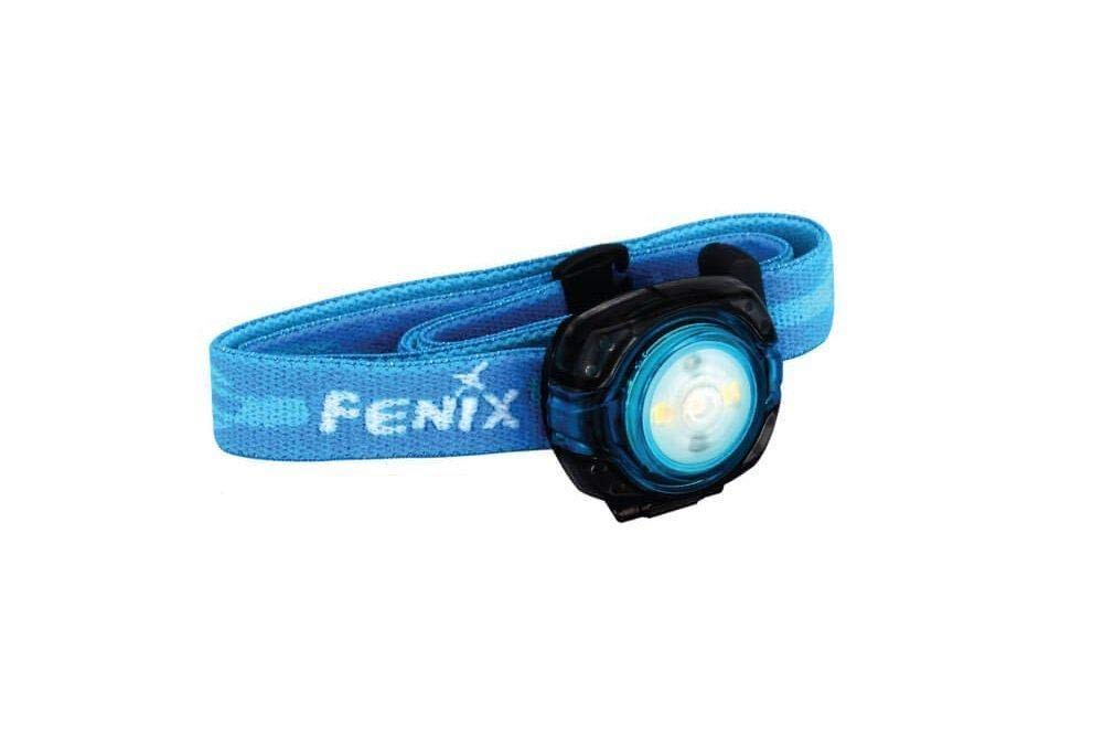 

Компактный синий налобный фонарь FENIX HL05, синий