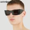 Oversized Square Sunglasses Women Punk Shield Sun Glasses For Men Streetwear Y2k Sunglass Unisex Outdoor Sports Goggle Male