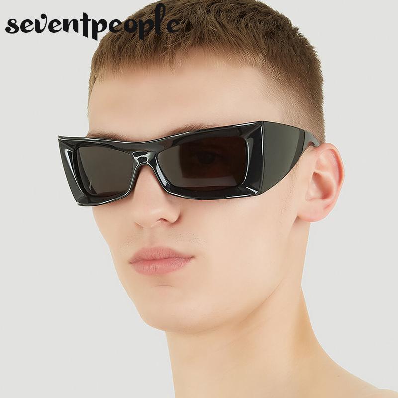 Oversized Square Sunglasses Women Punk Shield Sun Glasses For Men Streetwear Y2k Sunglass Unisex Outdoor Sports Goggle Male