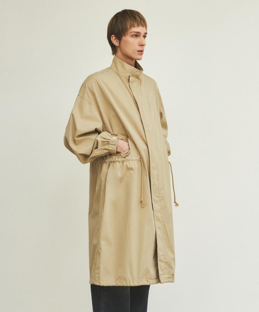 Wednesday Oasis 90S Classic Fishtail Long Field Jacket_Beige(Wc25-Ot02)