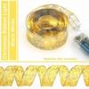 DIY 5m Christmas Ribbon Light Lace Bows Gift Package LED String Light New Year Navidad Christmas Tree Ornament