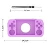 Silicone Protective Cover Case Anti-Scratch Shockproof Game Console Cover with Lanyard Bag for RG35XX H Handheld Game Console