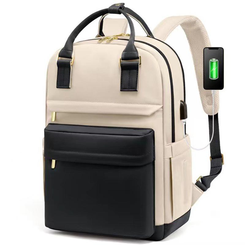Cross Border Backpack for Women, Large Capacity Multifunctional Luggage Bag, Short Distance Business Travel Backpack, Computer H