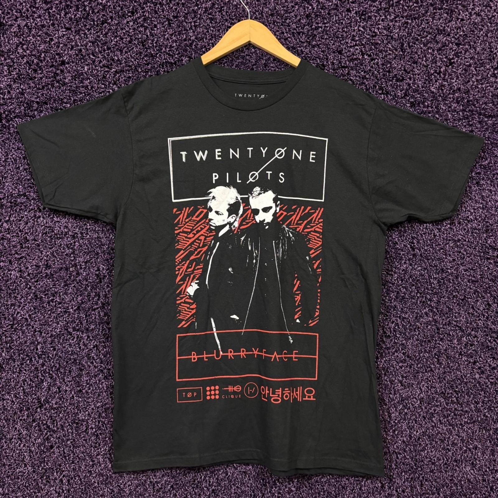 Twenty One Pilots Blurry Face Album Synth-Pop Duo T-Shirt L S