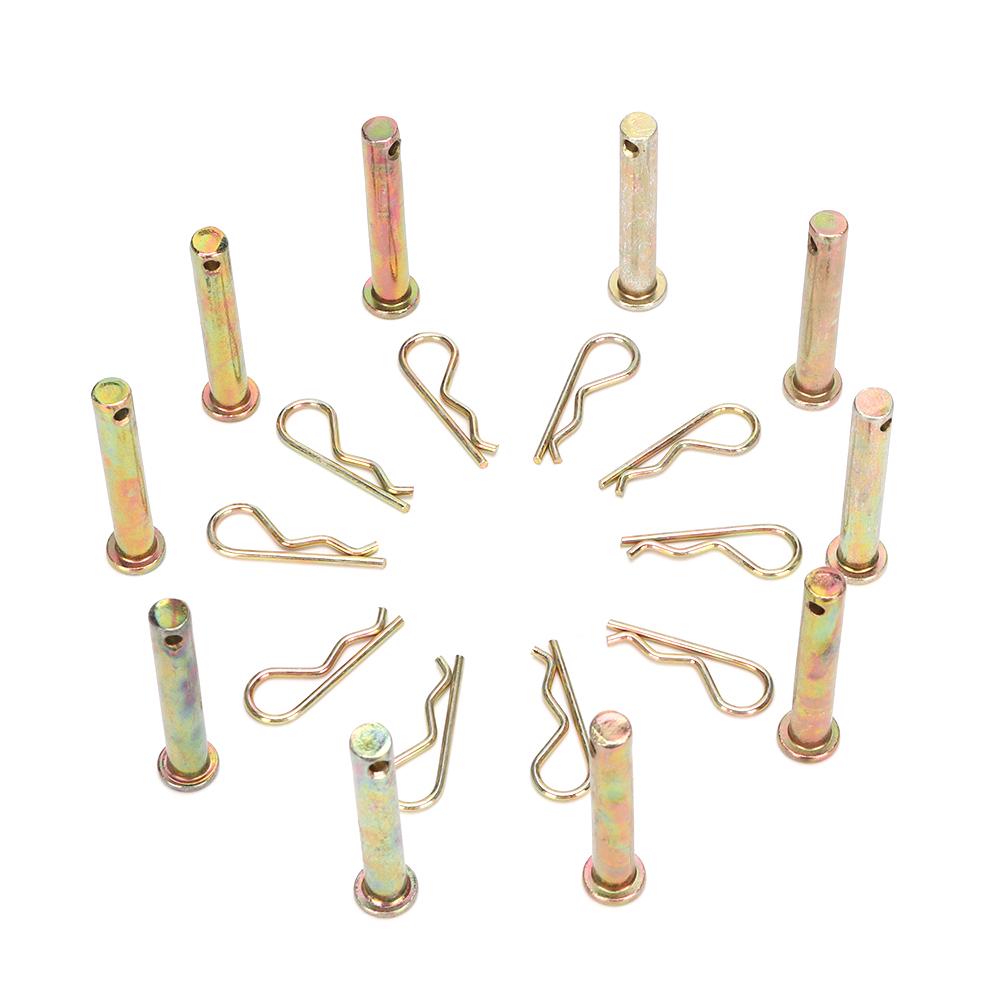 10set Farming Machine Air Cool Diesel Engine Accessories 8*50mm R Type Pin Set For 178F 186F