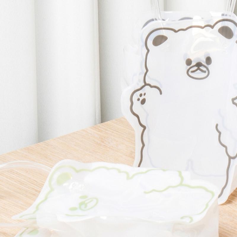 Daiso Medvěd Průhledná taška