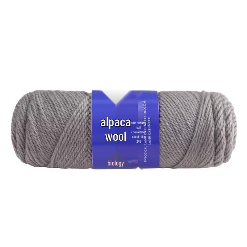245 Alpaca Wool Yarn Ball: Thick Wool for Knitting Needles - Ideal for Handmade Sweaters, Jackets, Scarves, and Hats