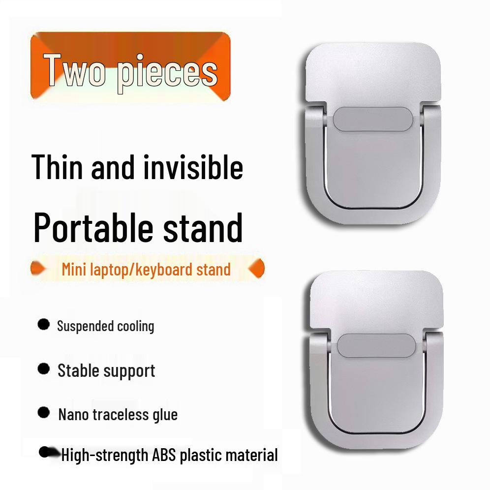 Foldable 3-Speed Invisible Laptop Stand & Keyboard Support