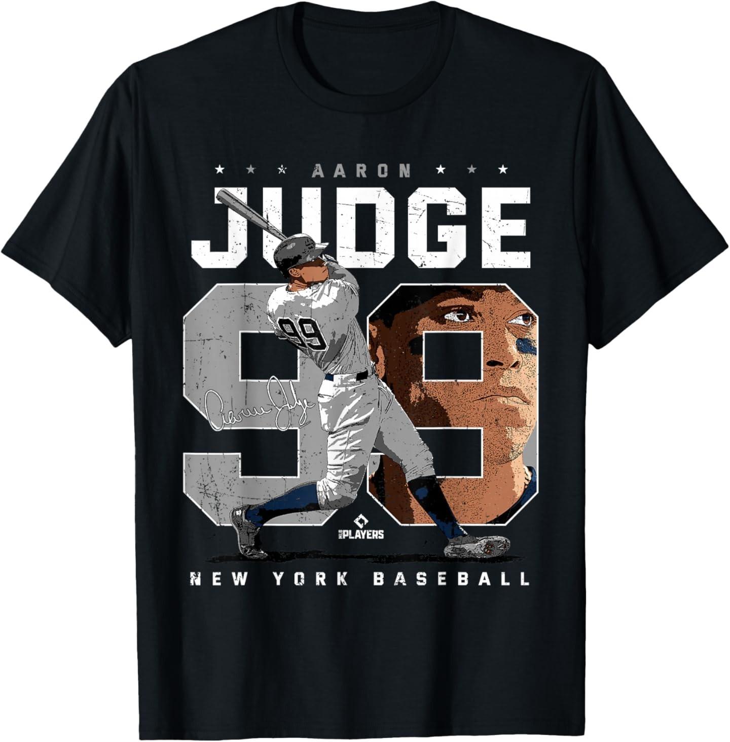 Футболка Aaron Judge Number Portrait Baj New York MLBPA S разноцветный