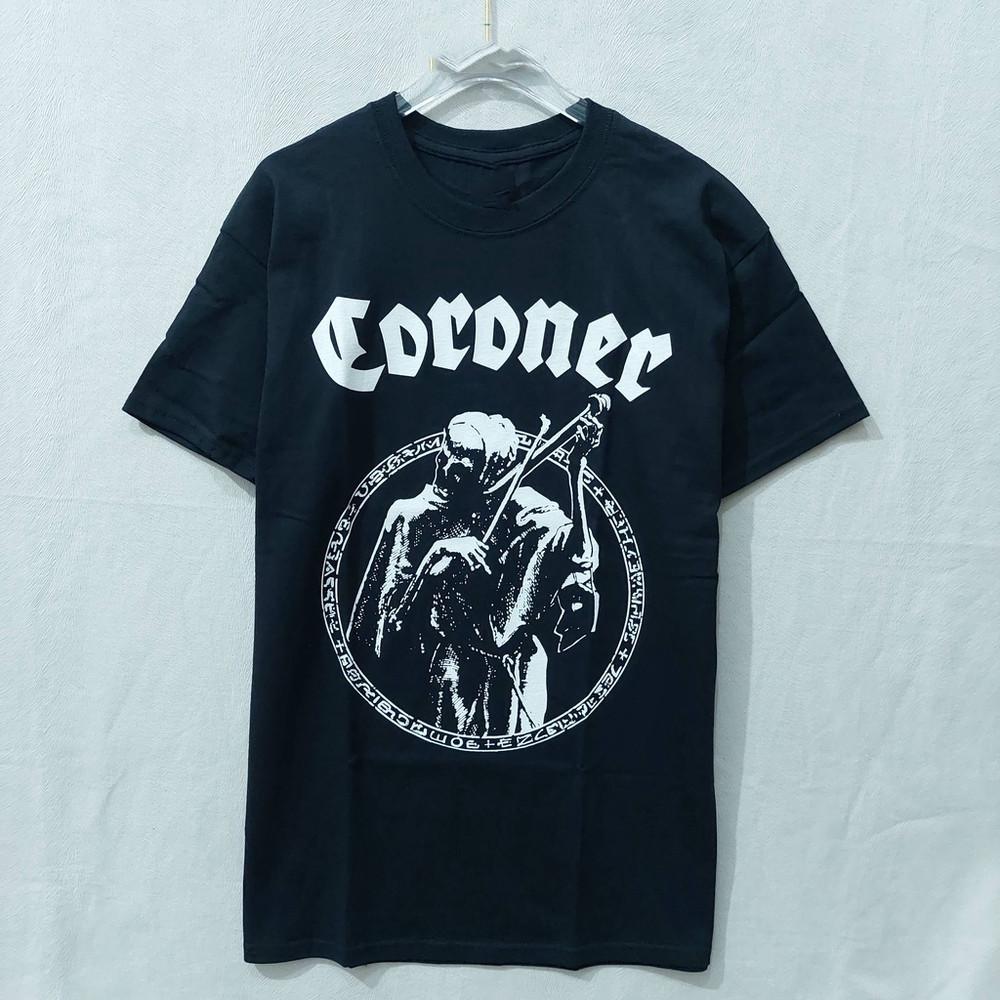 Collezione CORONER THRASH METAL BAND Maglietta Taglia Completa S-5XL BE2623