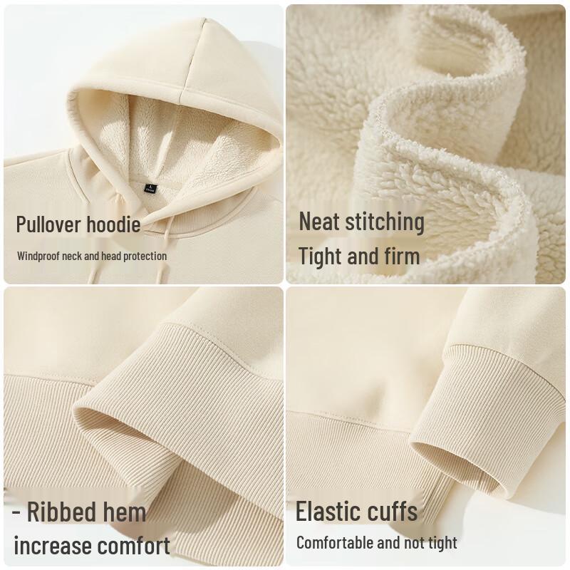 Jeanswest Men's Fleece-Lined Hooded Sweatshirt with Print