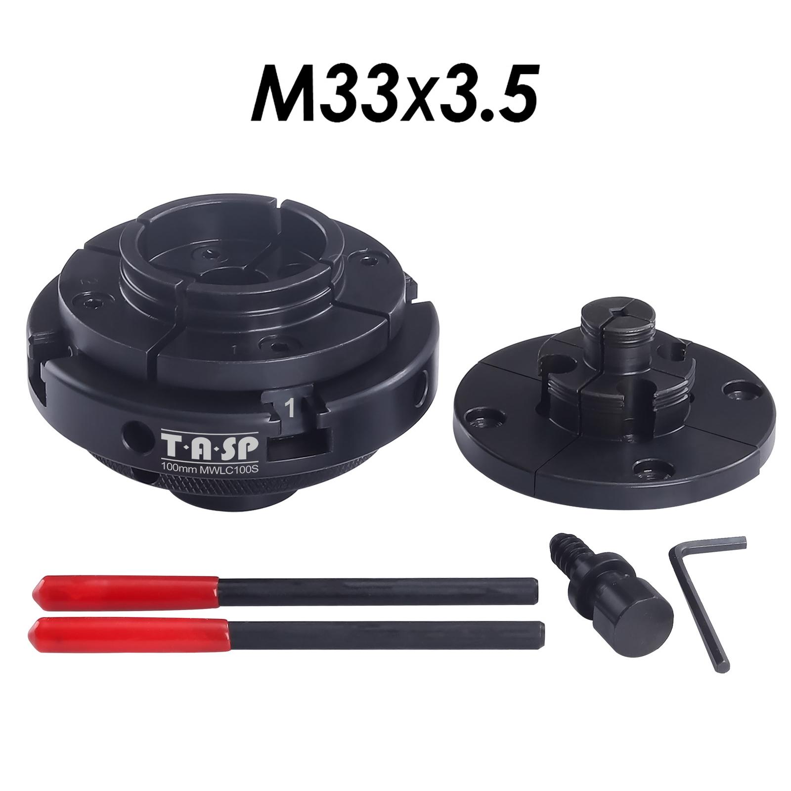 

Набір 4 Деревообробного Патрона з Ступінчастими Кулачками, Самоцентруючийся, Аксесуари для Інструментів для Деревообробки, 100 мм, Різьба M33, 1 , M18