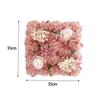 Artificial Flower Wall Panel Rose Photo Background for Wedding Valentines Day Indoor Decoration