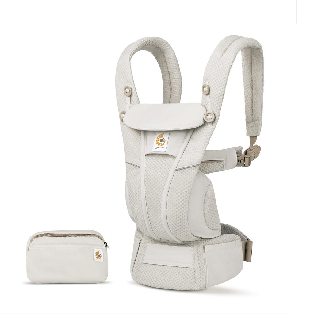 Ergobaby Baby Carrier OMNI Breeze Natural Beige 0 Months to 36 Months SoftFlex Mesh Breathable Facial Holdable Ergonomic Design CREGBCZ360PNATBGE