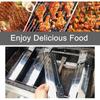 Universal Adjustable Tent Shield  Stainless Steel Heat Plate Grill Burner Cover Heat Tent Grill Repair Kits for Gas Grill