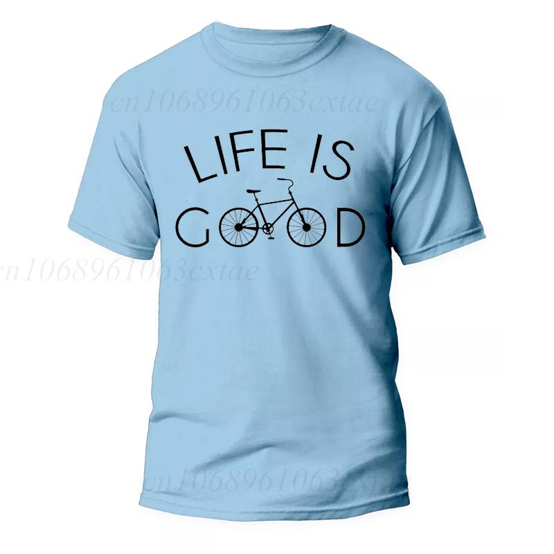 Mountain Bike Cycling Bicycle Cyclist T Shirts Men Women Clothing Hipster T-Shirt Crew Neck Tees Cycling Lover Classic Clothing