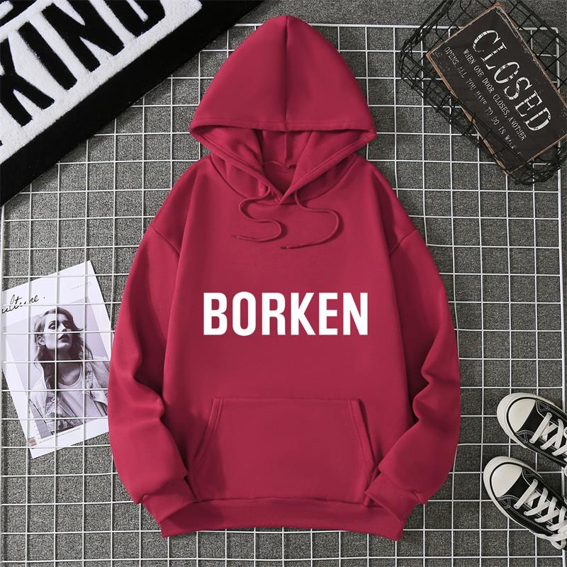 Ladies Long Sleeve Hooded Sweatshirt Featuring Printed Retro Hiphop Style for Sports and Casual Wear Across Seasons